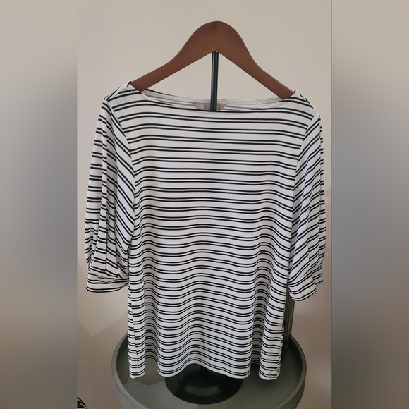 H&M Striped Black and White Women's Top - Picture 1 of 1